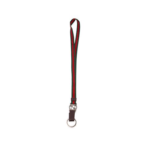 fake gucci lanyard|authentic gucci keychain.